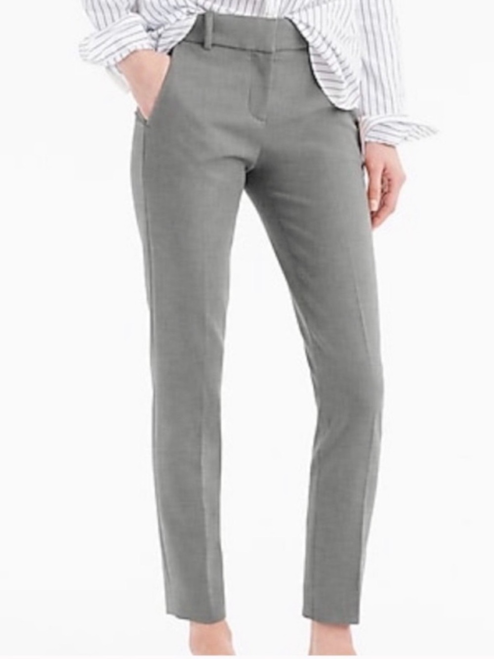 J Crew “Cameron” Pants in Light Gray - Size 14